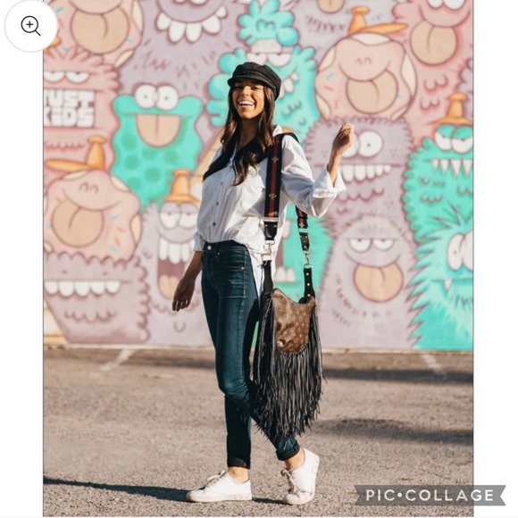 New Vintage “R U Buzzed” Guitar Handbag Strap - Picture 6 of 10